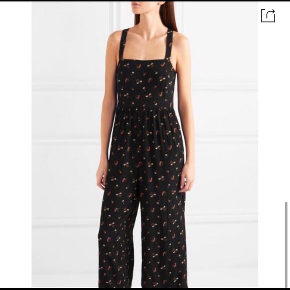 Madewell Smocked Crop Jumpsuit - Picture 4 of 5